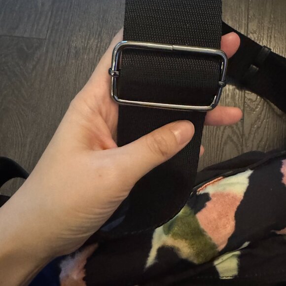 TED BAKER LONDON  Gianara Forager Puffer Nylon Drawstring Tote Bag Black Multi - Picture 5 of 12